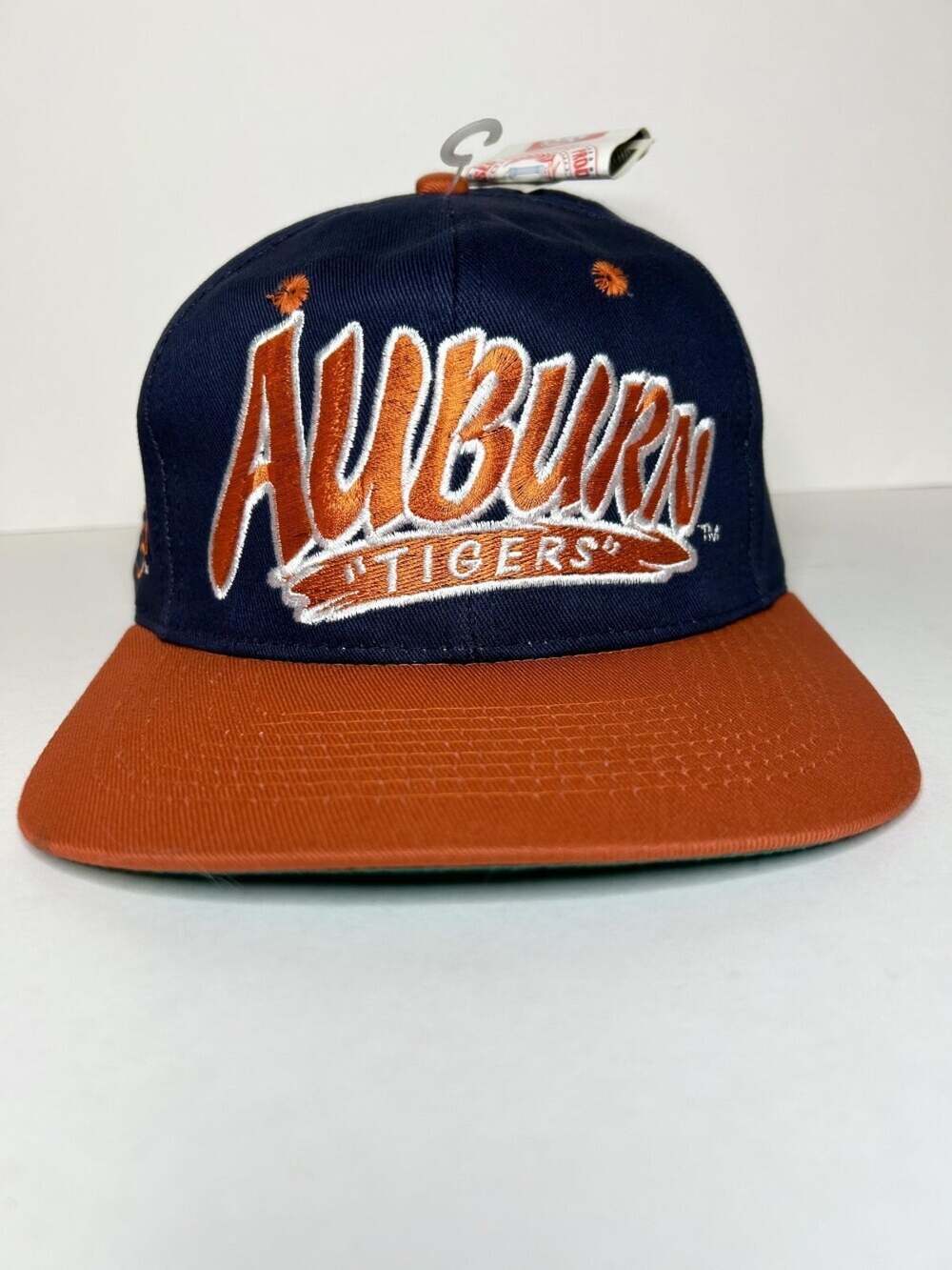 Vintage Auburn Tigers Head Start Sportswear Two Tone Snapback Cap / Hat - NWT